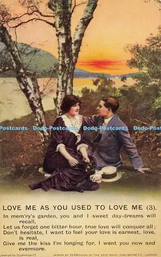 R563117 Love me as you used to love me 3 Bamforth Star Music Publishing Series N