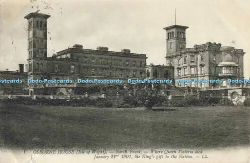 R561899 Osborne House Isle of Wight North Front Where Queen Victoria Died LL 1 W