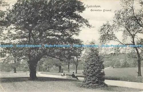 R561982 Sydenham Recreation Ground A V Allen 1907