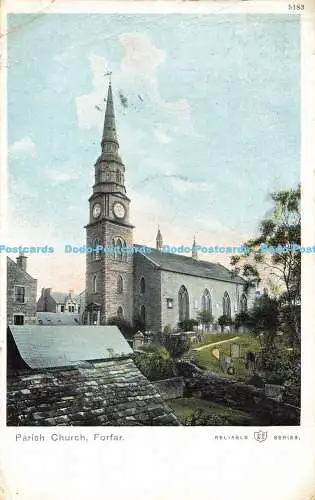 R563263 5183 Pfarrkirche Forfar zuverlässig Serie W R und S 1910