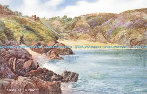 R562067 Guernsey Saints Bay Valentine Art Farbe E W Trick