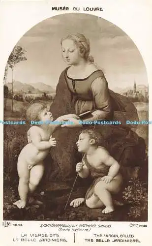 R563400 Musee du Louvre I L M 4843 Santi Raffaelo dit Raphael Sanzio Ecole Itali