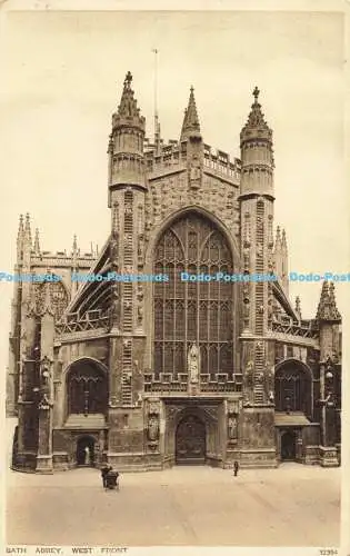 R563416 Bath Abbey West Front 32394 Photochrom