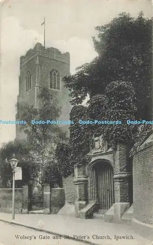 R563429 Wolseys Gate and St Peters Church Ipswich Stiefel Bargeld Apotheken Pelham Ser