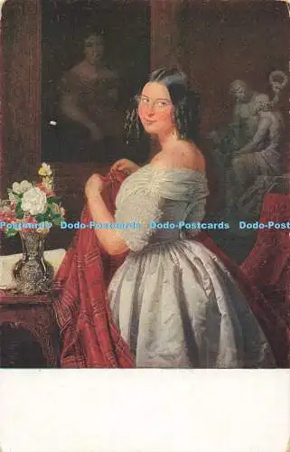 R563472 F G Waldmüller Pinx Portret Portrait de Dame Jugoslavija Zagreb