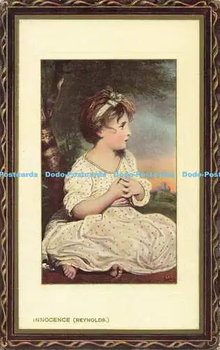 R563485 Innocence Reynolds Gallery Pictures Tuck Framed Gem Glosso Series 5778 S