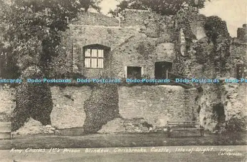 R563694 Isle of Wight Carisbrooke Castle King Charles 1st Prison Window T Piper