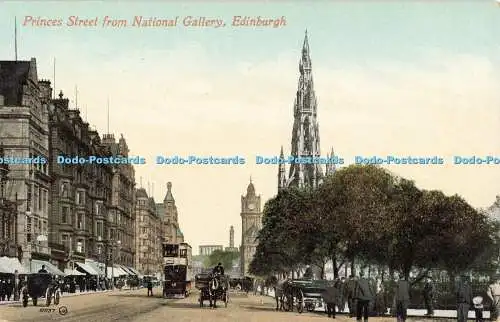 R563739 Edinburgh Princes Street aus der National Gallery Valentines Serie