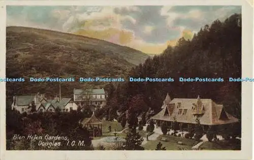 R563837 I o M Douglas Glen Helen Gardens Woolstone Bros The Milton Fac Simile Su