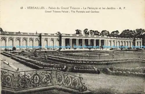 R563900 Versailles Grand Trianon Palace The Peristyle and Gardens A Papeghin