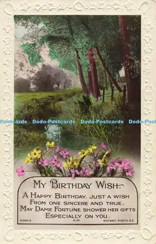 R564099 My Birthday Wish Forest Rotary Photo This is Real Photograph on Rajar Br