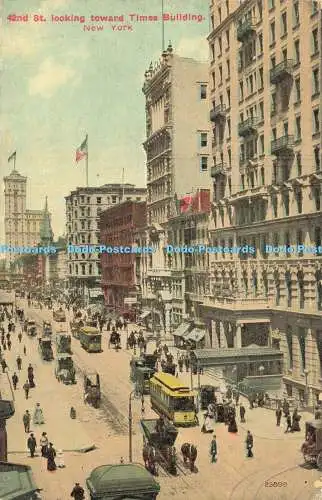 R564115 New York 42 nd St Looking Toward Times Building