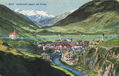 R564186 Andermatt Gegen die Furka Wehrli