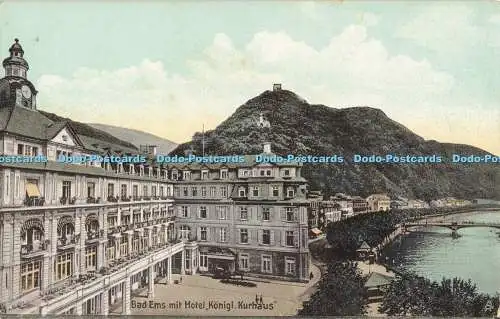 R564192 Bad Ems Mit Hotel Königl Kurhaus Tuck Spezialanfertigung Opal