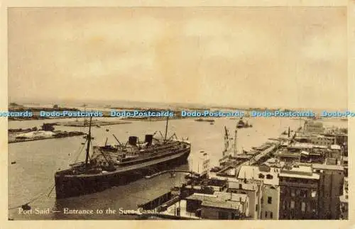 R564194 Port Said Eingang zum Suezkanal Lehnert und Landrock Succ