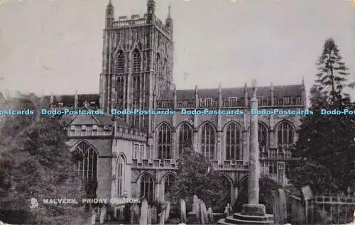 R564224 Malvern Priory Church Tuck Silverette Serie 1574