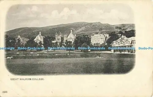 R564228 Great Malvern College Postkarte