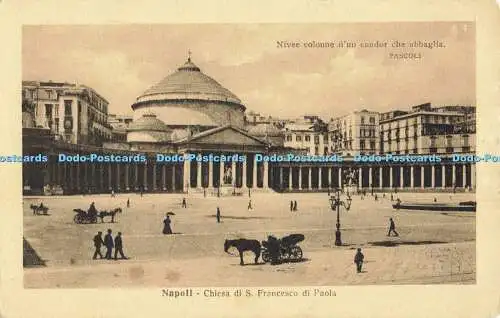 R564265 Napoli Chiesa di S Francesco di Paola Domenico Trampetti