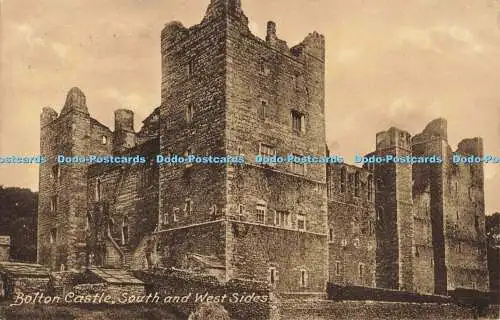 R564277 Bolton Castle South and West Sides F Frith No 20384 1927