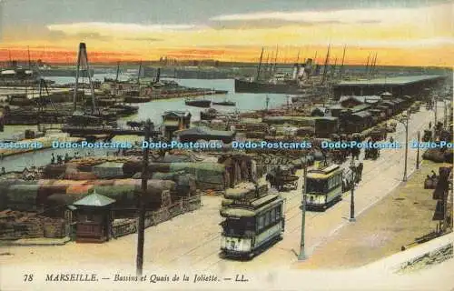 R564296 Marseille Bassins et Quais de la Joliette LL 78