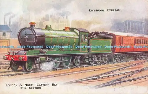 R564306 Liverpool Express London and North Eastern Rly N E Section J Salmon