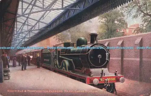 R564328 Sheffield and Manchester Express Marylebone Station The Locomotive Publi