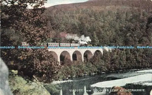 R564383 Killiecrankie-Viadukt aus Soldaten springen die National-Serie