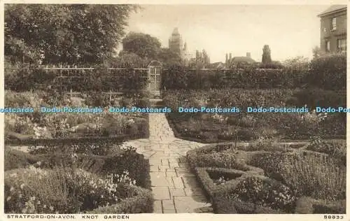 R564388 Stratford on Avon Knot Garden Photochrom