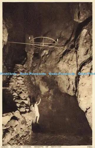 R564429 Great Rutland Cavern Heights of Abraham Photochrom