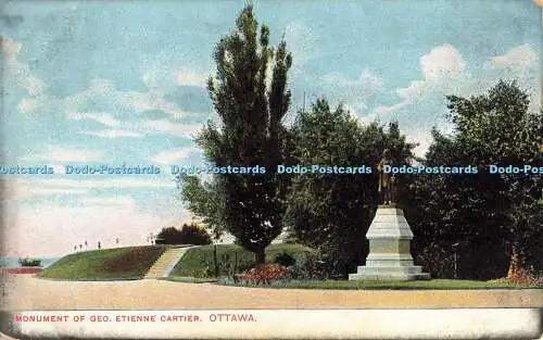 R564471 Ottawa Monument of Geo Etienne Cartier Montreal Import No 626