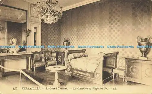 R566056 189 Versailles Le Grand Trianon La Chambre de Napoleon Ier LL