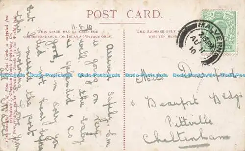 R566060 Shoreham Church Fine Art Post Cards Christian Novels Publishing 1910