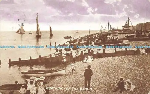 R566066 Worthing on Beach Dennis Iris Brown 1916