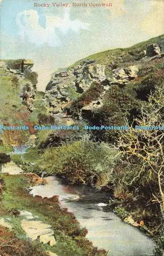 R564527 Rocky Valley North Cornwall Valentines Serie