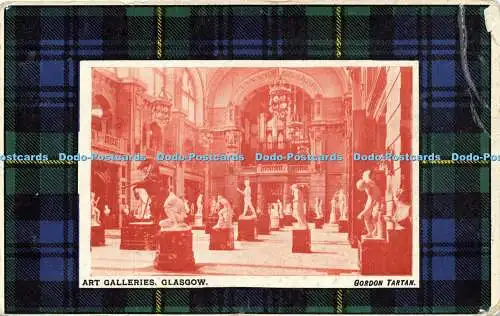 R566085 Art Galleries Glasgow Gordon Tartan F Bauermeister