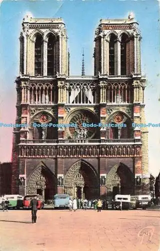 R564541 Paris et Ses Merveilles 4023 Facade de la Cathedrale Notre Dame Andre Le