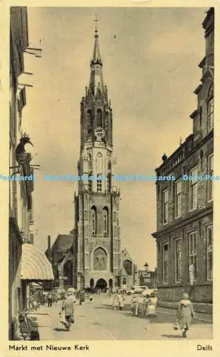 R564543 Markt met Nieuwe Kerk Delft Muva