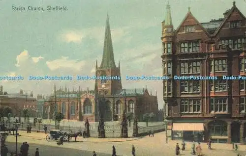 R566092 Parish Church Sheffield Stiefel Cash Chemists Pelham Serie Nr 102 1906