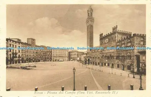 R566141 Siena Piazza del Campo Ora Vitt Emanuele II Ditta Stefano Venturini