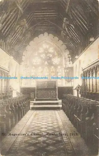 R564612 St Augustines Church Canterbury 1919