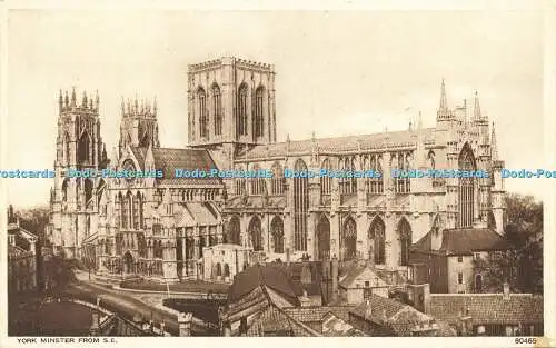 R566180 York Minster aus S E 80465 Photochrom