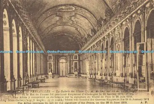 R566184 6 Palais de Versailles La Galerie des Glaces A P Cormault et Papeghin