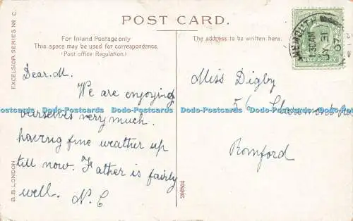 R566194 Gardens Bournemouth B B London Excelsior Series No C 1907