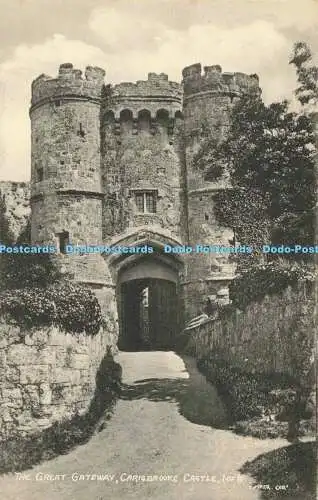 R564646 Great Gateway Carisbrooke Castle I of W T Piper