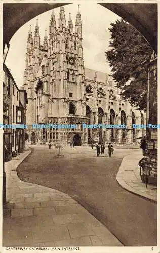 R564664 Canterbury Cathedral Haupteingang 12