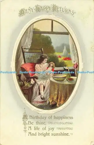 R564679 Viele Happy Returns A Birthday of happiness be thine Philco Publishing Se