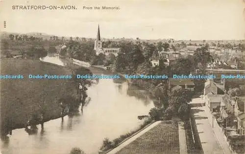 R566243 3588 Stratford auf Avon von Memorial Peacock Sepia Tint Postkarte Bild