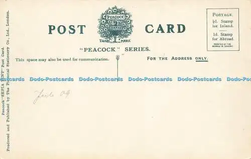 R566243 3588 Stratford auf Avon von Memorial Peacock Sepia Tint Postkarte Bild