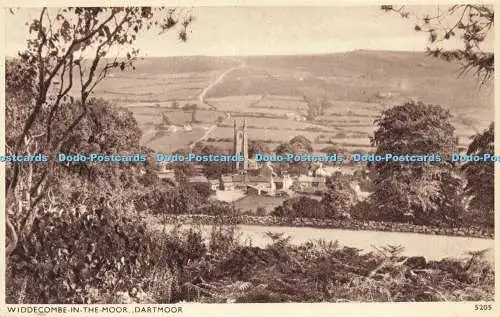 R566251 5205 Widecombe in the Moor Dartmoor Solograph Series De Luxe Photogravu