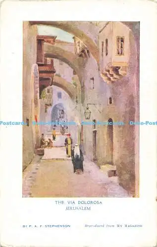 R564760 Via Dolorosa Jerusalem P A F Stephenson My Magazine